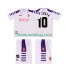 Camisola ACF Fiorentina RUI COSTA 10 Retro Criança Equipamento Segundo 1998 1999 Manga Curta